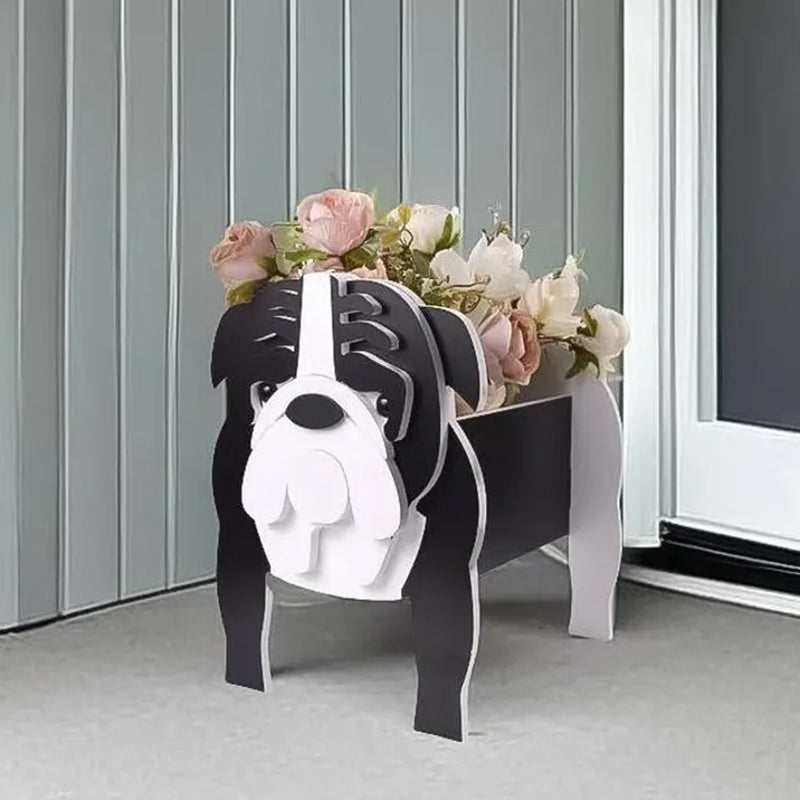 Dog Cat Pet Organizer Patio Indoor Outdoor Wood Planter