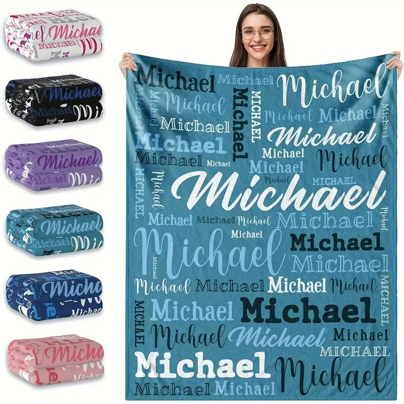 Personalized & Customizable Name Blanket
