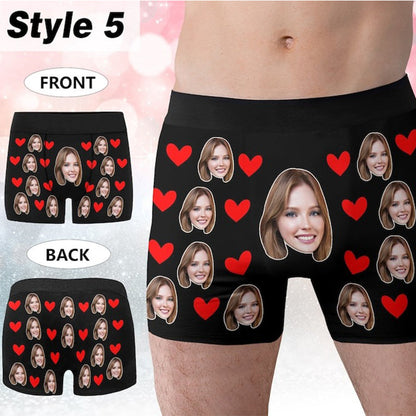 Personalized Boxers for Husband, Custom Face Underwear