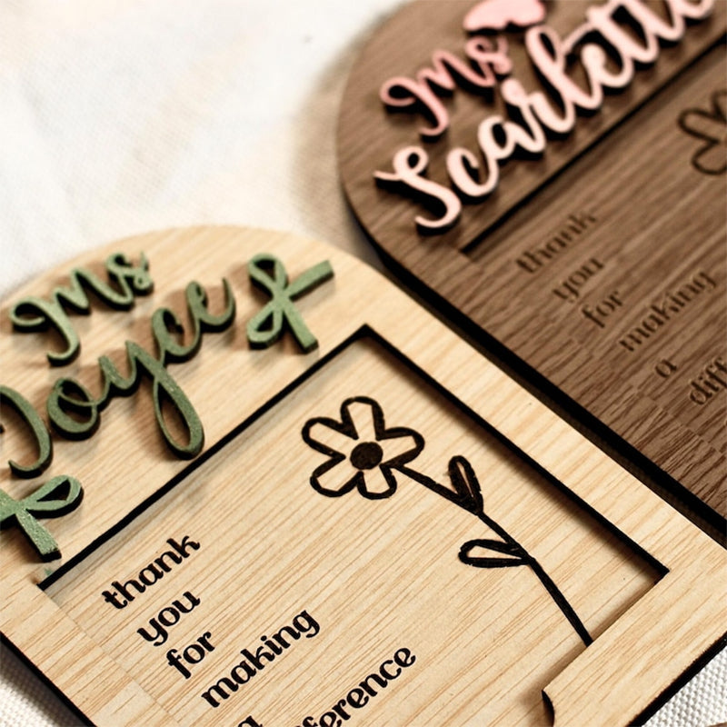 Teacher Gift End Of The Year Gift Teacher Appreciation Sticky Note Holder