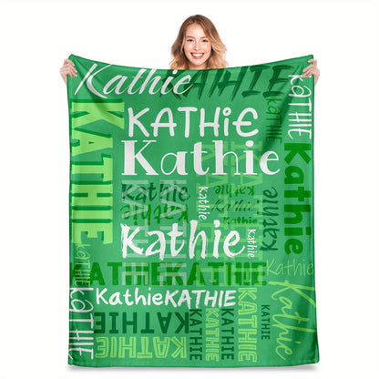 Blanket Personalized Flannel Throw Blanket for Son Daughter