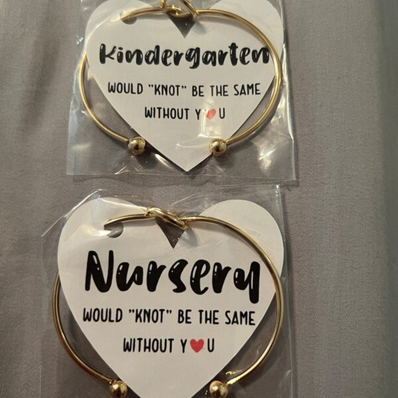 Teacher “knot” Bracelets / Teacher Gifts