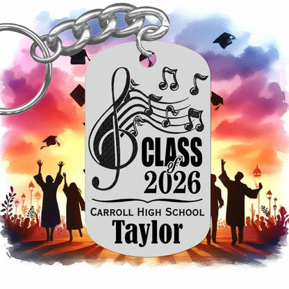 High School ,MUSIC ,FOOTBALL Coach Keychain Gift