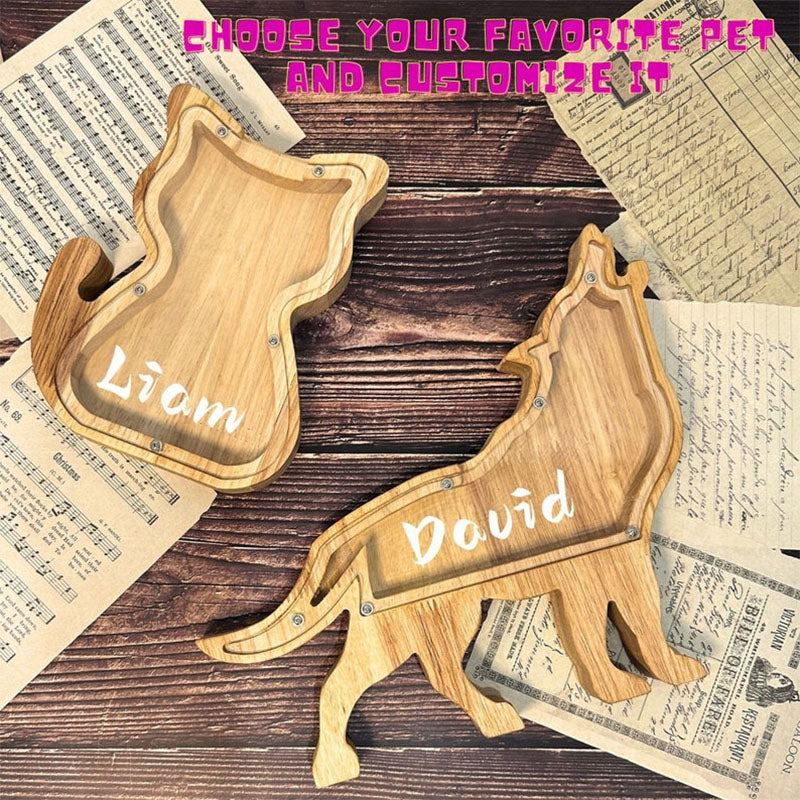 Custom Animal Coin Bank for Kids Personalized Piggy Bank With Name
