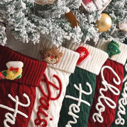Handmade Crocheted Christmas Stocking