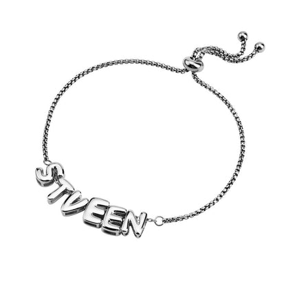 Bubble Name Bracelets, Personalized Name Bracelets