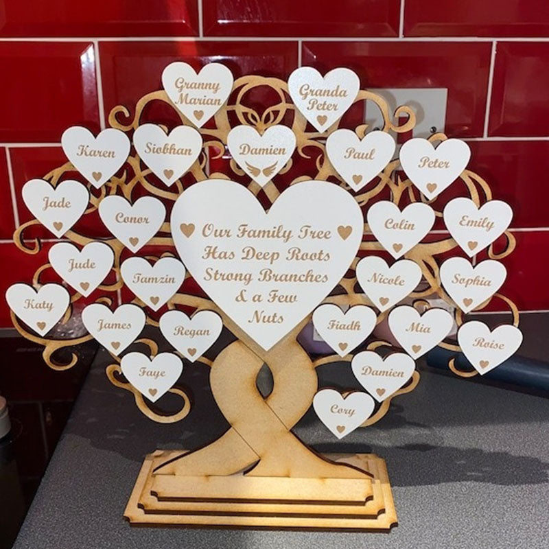 Personalised Family Tree Mothers Day Gift for Anniversary