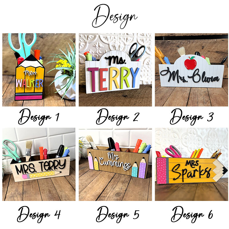 Teacher’s Gift Pencil Holder Desk Organizer