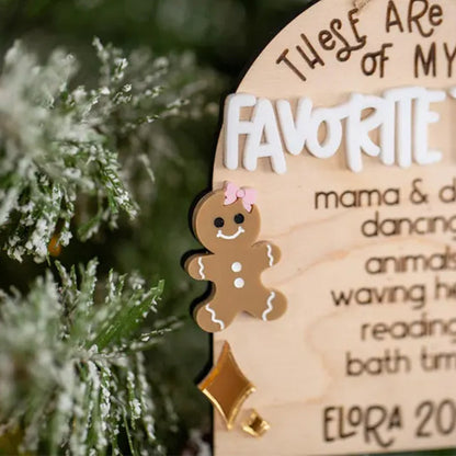 Few Of My Favorite Things Ornament, Personalized Kids Keepsake Ornament