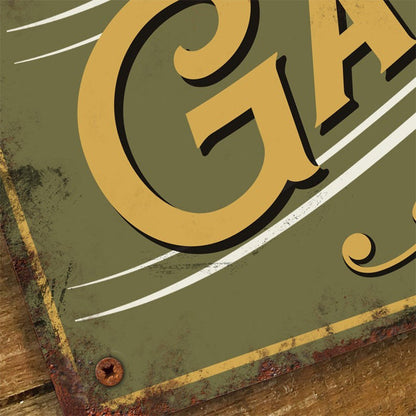 Personalised Garage Sign Metal Wall Door Plaque Accessory