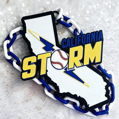 Custom Sports Turnover Chain, Oversized Medallion, Team mascot, Custom Colors, Any Logo