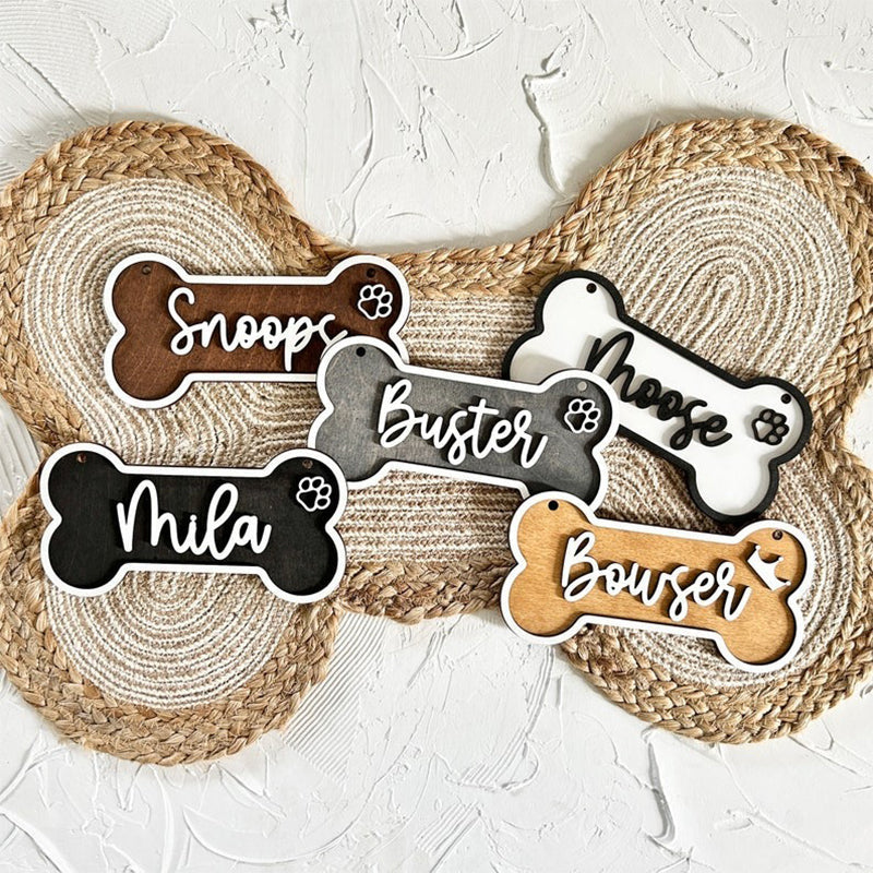 Personalized Dog Name Plate, Kennel Name Sign, Dog Crate Name Plaque