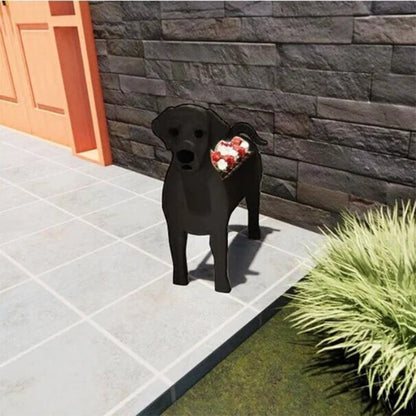 Dog Cat Pet Organizer Patio Indoor Outdoor Wood Planter