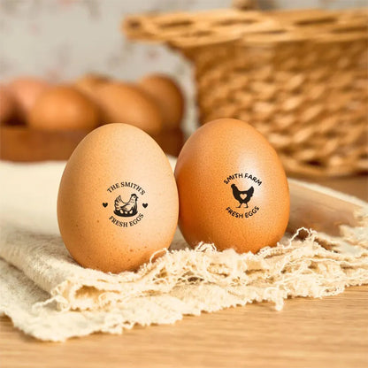 Custom Egg Stamp, Personalised Eggs Stamp