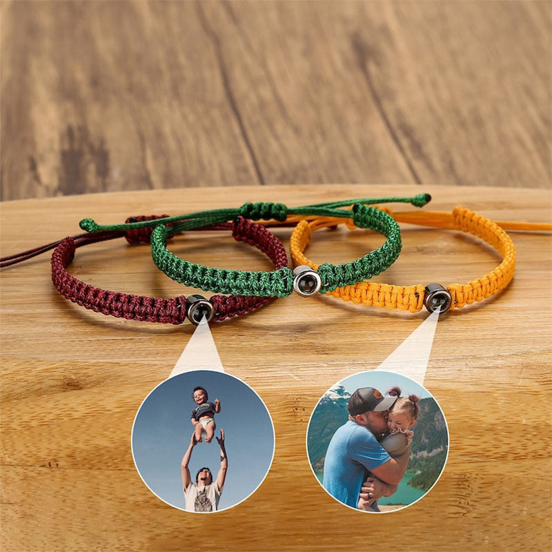 Custom Photo Projection Bracelet Personalized Picture Projection Bracelets