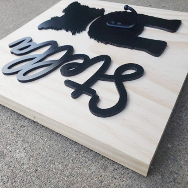 Custom Dog Leash Holder | Personalized Breed Dog Leash Holder