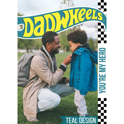 Personalized Hot Wheels package: Customized Dadwheels for Birthday