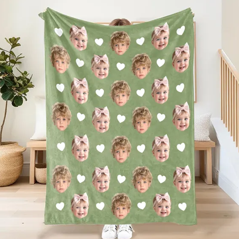 Custom Photo Blanket, Custom Blanket With Picture