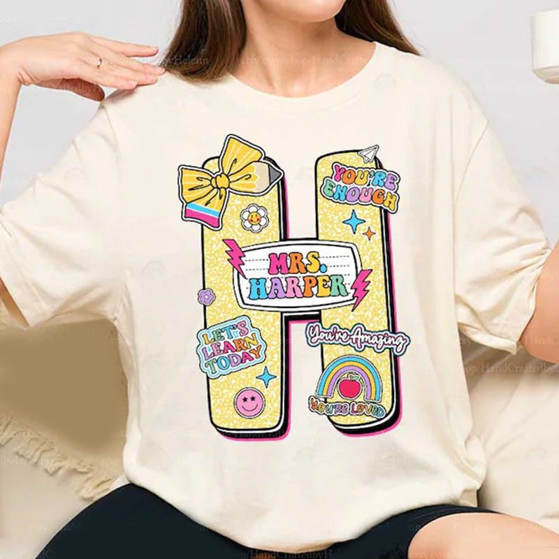 Personalized Teacher Shirt, Back To School Shirt