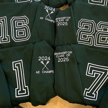 Custom sports team print , NFL, personalized team number and school