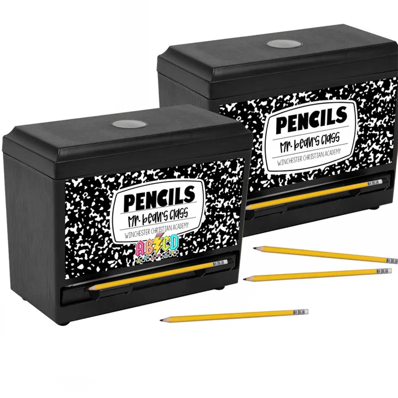 Personalized Teacher Pencil Dispenser with or without dispenser