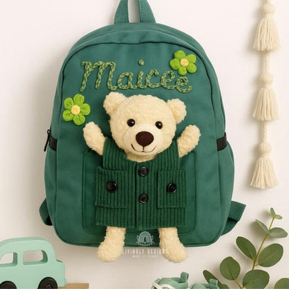 Personalized Bear Backpack - Custom Name