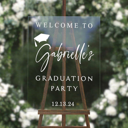 Graduation Party Welcome Sign, Graduation Party Decor Sign