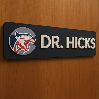 Custom Office Name Plate