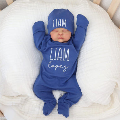 Baby Coming Home Outfit, Personalized Baby Gift, Custom Baby Apparel