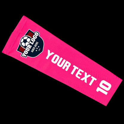 Personalized Sports Arm Sleeve with Custom Logo and Text