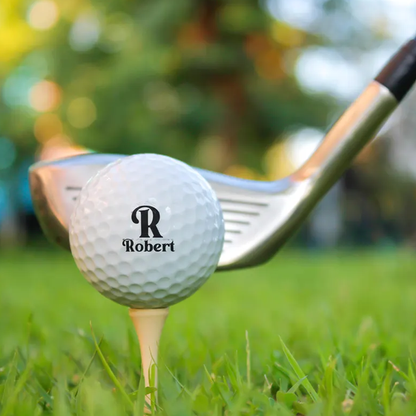 Custom Monogrammed Name Golf Ball Stamp