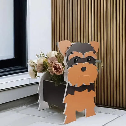 Dog Cat Pet Organizer Patio Indoor Outdoor Wood Planter