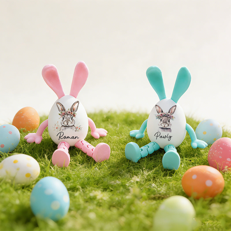 Mini Bunny Egg Fun Easter 3D Printed Cute Toy and Gift for Easter