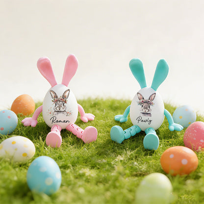 Mini Bunny Egg Fun Easter 3D Printed Cute Toy and Gift for Easter