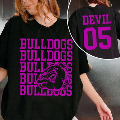 Custom Mascot Retro Team Shirt, Cheer Team Matching Shirt