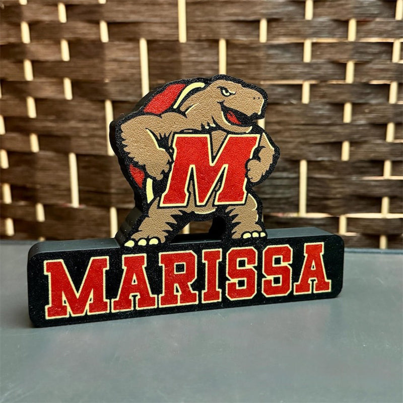 Personalized College Mascot Name Plaque Graduation Gift