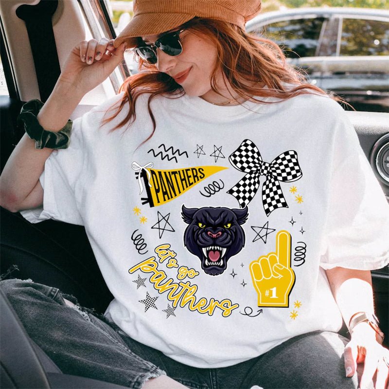 Comfort Colors  Retro School Spirit Shirts,Custom Team Mascot Shirt