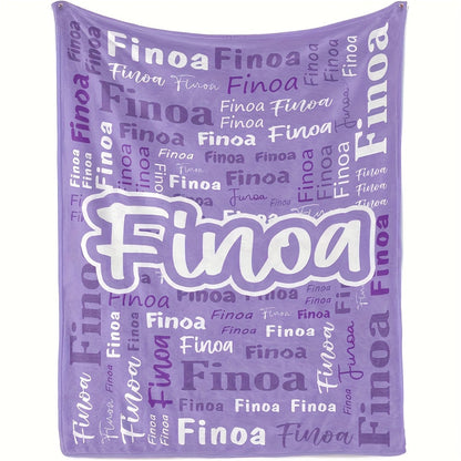 Custom Blanket Personalized Name Blanket Christmas Customized Gifts