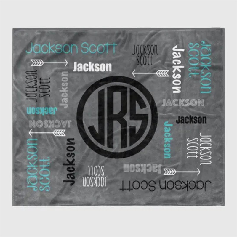 Custom Blanket with Name - Personalized Blanket