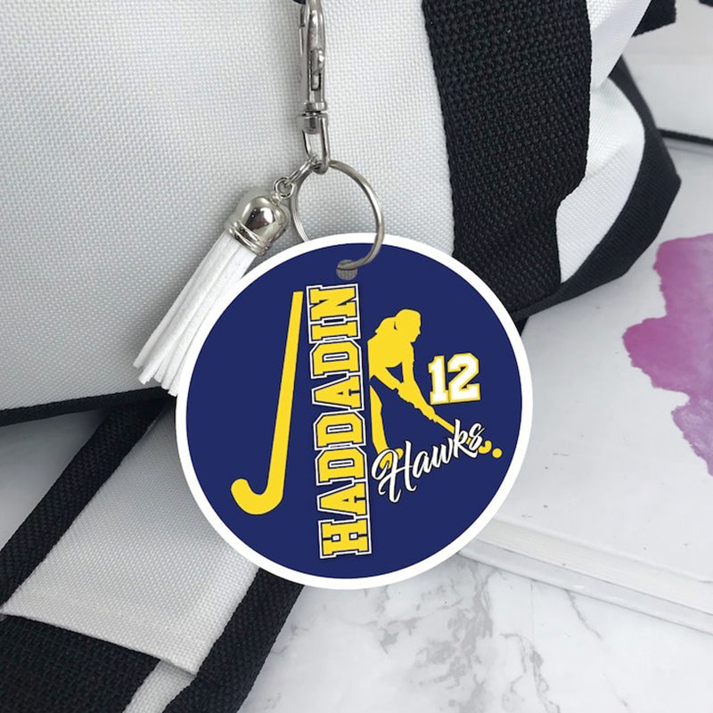 Wrestler ,Volleyball ,Softball ,Ice Hockey Hockey Soccer Sport Bag Tag