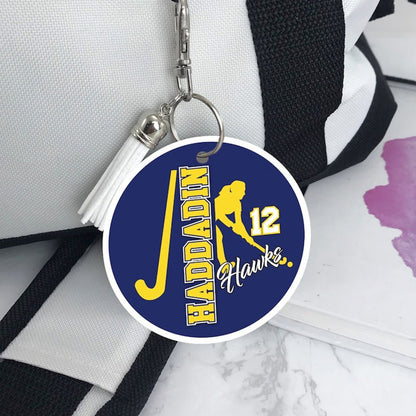 Wrestler ,Volleyball ,Softball ,Ice Hockey Hockey Soccer Sport Bag Tag