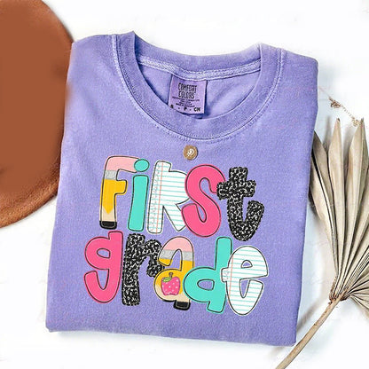 Personalized First Grade Teacher Shirt, Custom 1st Grade Teacher Shirt