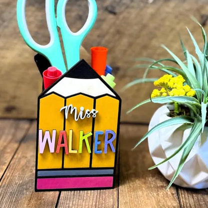 Teacher’s Gift Pencil Holder Desk Organizer