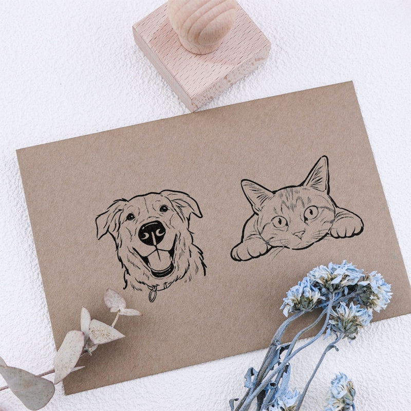 Custom Dog Stamp, Rubber Stamp, Pet Memorial Gift, Gifts for Pet Lover
