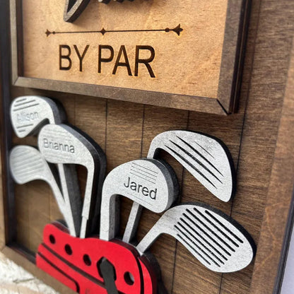 Personalized Dad or Grandpa Golf Sign