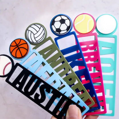 Bookmark for kids | Kids Personalized Bookmarks | Kids Sports | Kids Reading Gift