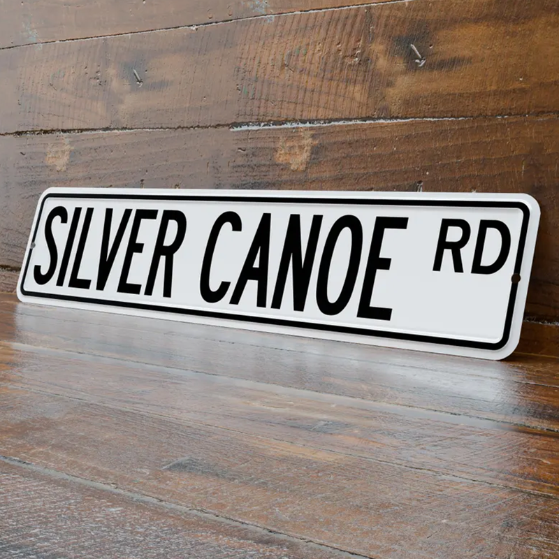 Personalized 4x18 Inch Street Sign