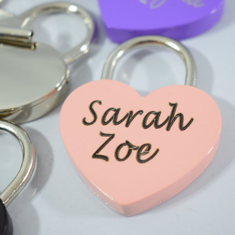 Boyfriend Gift Love Lock Engraved Fathers mothers day Padlock wedding engagement anniversary bridge gift  Personalised Key included Eternal