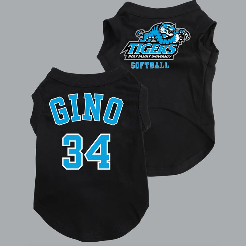 Custom Dog Jersey with Logo Personalize with Name