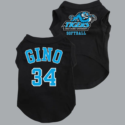 Custom Dog Jersey with Logo Personalize with Name